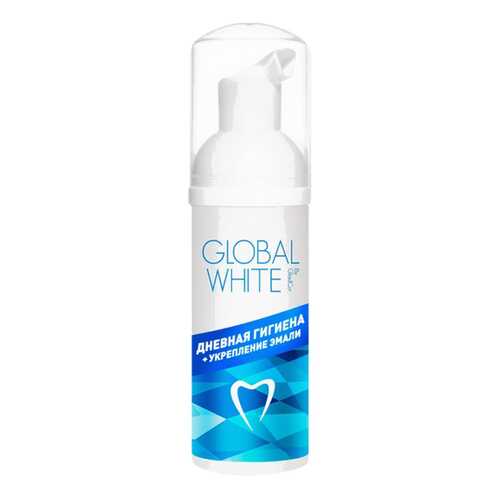 Пенка для полости рта Global White Дневная гигиена + укрепление эмали 50 мл в Парфюм-Лидер