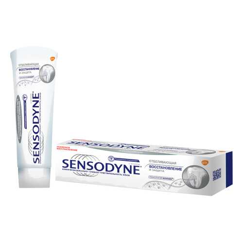 Зубная паста Sensodyne Восстановление и Защита Отбеливающая, для чувствительных зубов 75мл в Парфюм-Лидер
