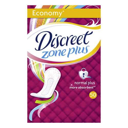 Прокладки Discreet Plus ежедневные Normal Plus Trio 50шт в Парфюм-Лидер