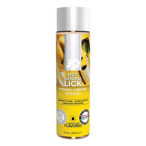 Гель-смазка JO Flavored Banana Lick на водной основе с ароматом банана 120 мл в Парфюм-Лидер