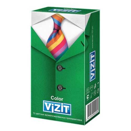 Презервативы Vizit Color ароматизированные 12 шт. в Парфюм-Лидер