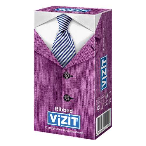 Презервативы Vizit Ribbed 12 шт. в Парфюм-Лидер
