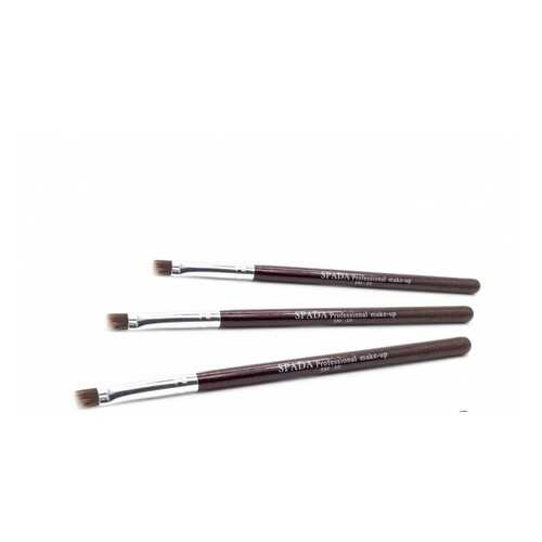Кисти для бровей,угловые Spada Cosmetics SM-10 Упаковка 3 шт в Парфюм-Лидер