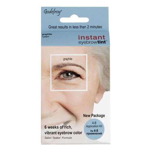 Краска для бровей Godefroy Instant Eyebrow Tint графит 4 шт в Парфюм-Лидер