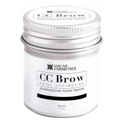 Краска для бровей LUCAS' COSMETICS CC Brow Black баночка 10 гр в Парфюм-Лидер