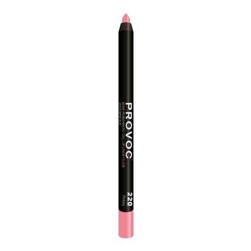 Карандаш для губ Provoc Gel Lip Liner Pinkey 220 Розово-бежево-лососевый 9 г в Парфюм-Лидер