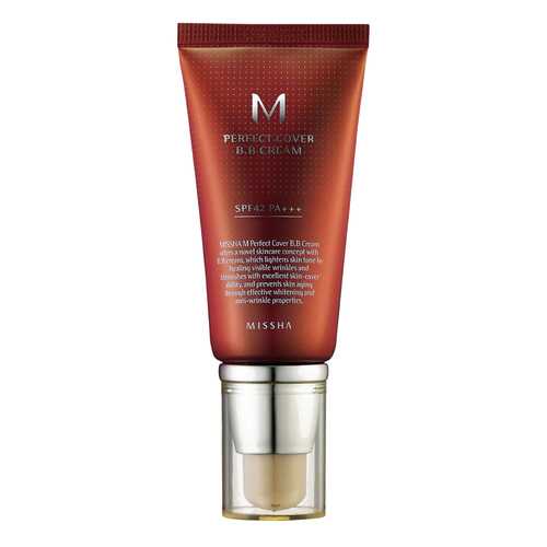 BB крем MISSHA M Perfect Cover BB Cream 21 Light Beige 50 мл в Парфюм-Лидер
