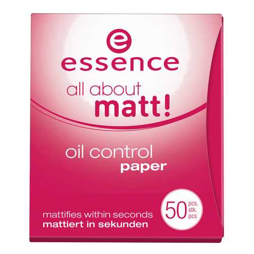 Матирующие салфетки essence All About Matt! Oil Control Paper 50 шт в Парфюм-Лидер