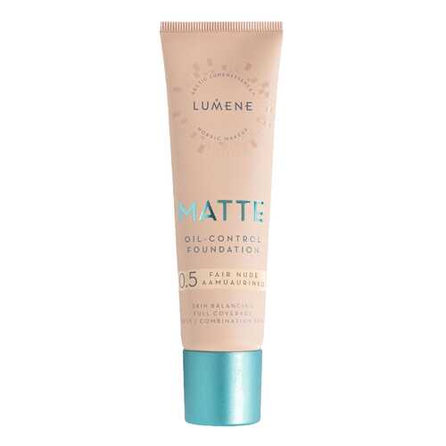 Тональный крем Lumene Matte Oil-control Foundation 0.5 Fair Nude 30 мл в Парфюм-Лидер