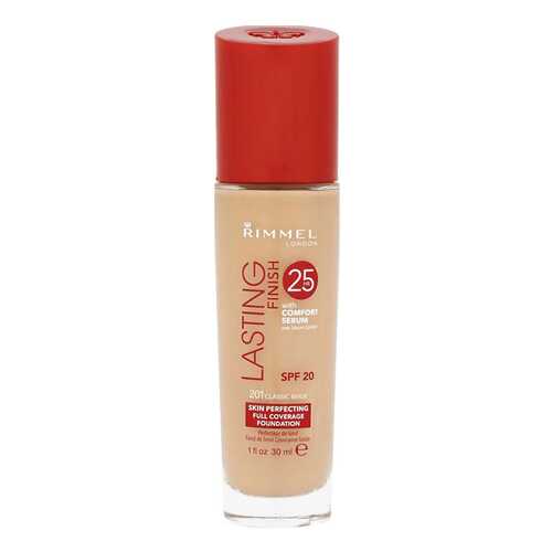 Тональный крем Rimmel Lasting Finish with Comfort Serum тон 201 30 мл в Парфюм-Лидер