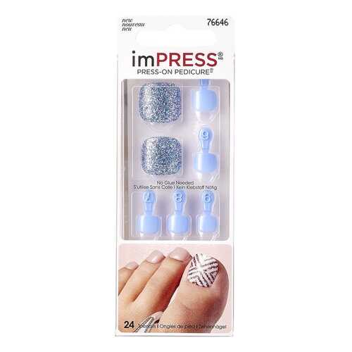 Накладные ногти Kiss Impress Toe Nails BIPT014C 30 шт. в Парфюм-Лидер