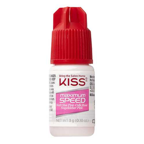 Клей для ногтей Kiss Maximum Speed Nail Glue Pink 3 г в Парфюм-Лидер