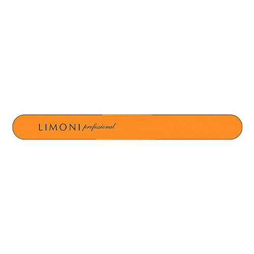 Пилка для ногтей Limoni Color прямая Оранжевая 180*180 в Парфюм-Лидер