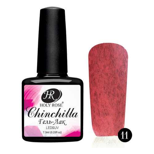 Гель-лак Holy Rose Chinchilla Ярко-розовый №11 7,3мл в Парфюм-Лидер