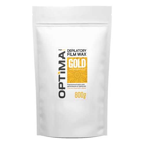Воск для депиляции пленочный Depiltouch Optima Depilatory Film Wax Gold в гранулах 800 гр в Парфюм-Лидер