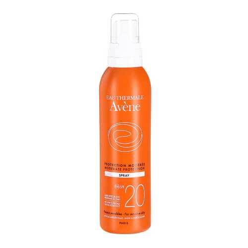 Солнцезащитное средство Avene Умеренная степень защиты SPF 20 200 мл в Парфюм-Лидер