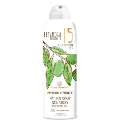 Солнцезащитный спрей Australian Gold Botanical Sunscreen Cont Spray SPF 15, 177 мл в Парфюм-Лидер