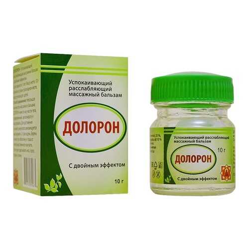 Долорон бальзам успокаивающий расслабляющий с двойным эффектом, 10 г (банка) в Парфюм-Лидер