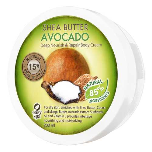 Крем для тела Easy Spa Shea Butter Avocado Deep Nourish and Repair Body Cream 230 мл в Парфюм-Лидер