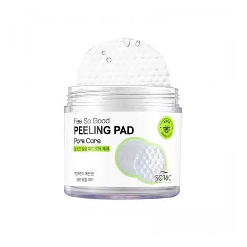 Очищающие салфетки Scinic Feel So Good Peeling Pad (Pore Care) в Парфюм-Лидер