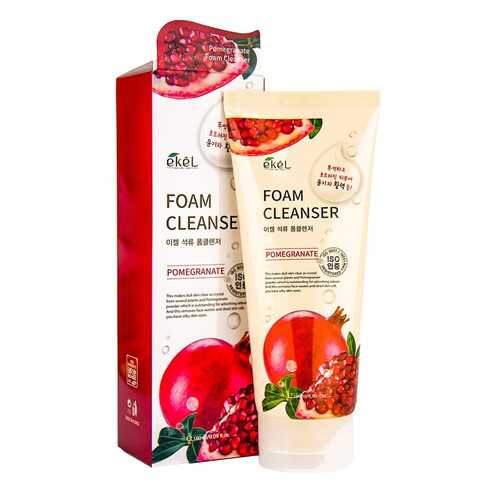 Пена для умывания с экстрактом граната Ekel Foam Cleanser Pomegrante 180 мл в Парфюм-Лидер