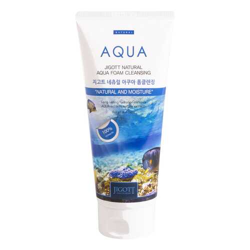 Пенка для умывания Jigott Aqua Foam Cleansing 180 мл в Парфюм-Лидер