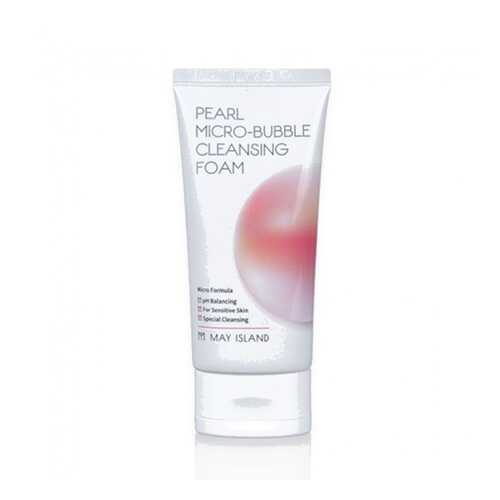 Пенка для умывания May Island Pearl Micro-Bubble Cleansing Foam 120мл в Парфюм-Лидер