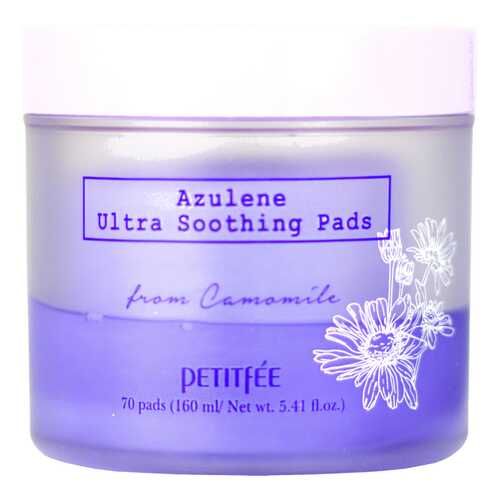 Успокаивающие диски Petitfee Azulene Ultra Soothing Pads 70 шт в Парфюм-Лидер