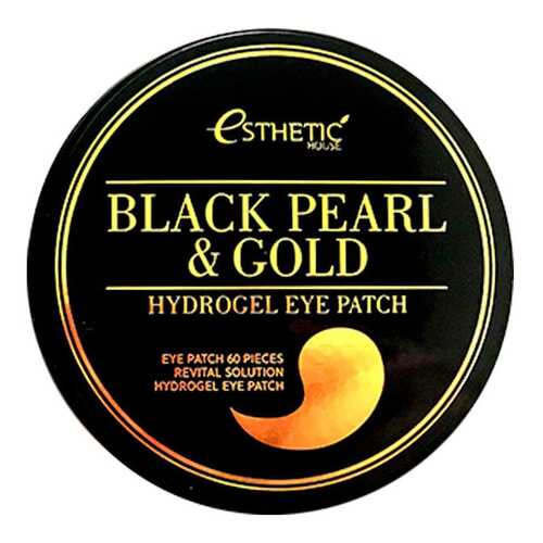 Патчи для глаз Esthetic House Black Pearl & Gold Hydrogel Eye Patch в Парфюм-Лидер