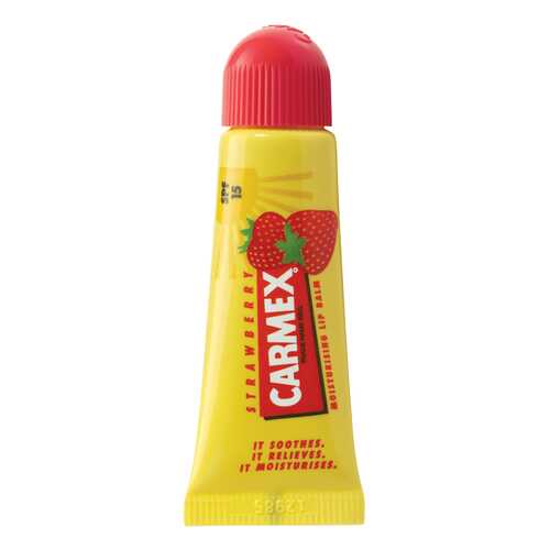 Бальзам для губ Carmex Moisturising Lip Balm SPF 15 Strawberry 10 г в Парфюм-Лидер