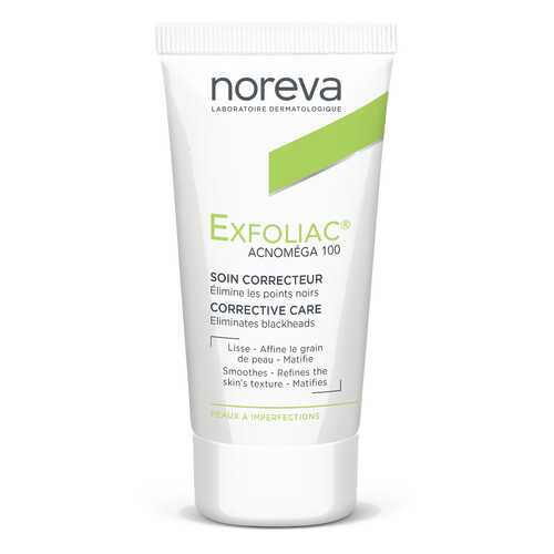 Крем для лица Noreva Exfoliac Acnomega 100 matifying care 30 мл в Парфюм-Лидер