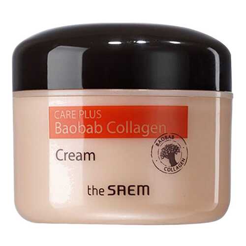 Крем для лица The Saem Care Plus Baobab Collagen Cream коллагеновый с баобабом, 100 мл в Парфюм-Лидер