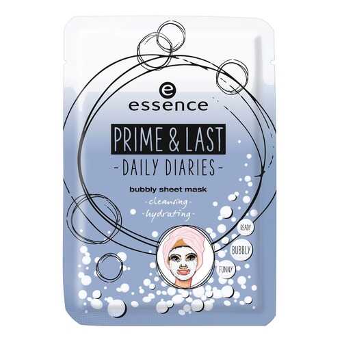 Маска для лица essence Prime & Last Daily Diaries Bubbly Sheet Mask в Парфюм-Лидер