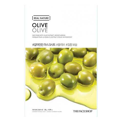 Маска для лица The Face Shop Real Nature Olive Face Mask 20 г в Парфюм-Лидер