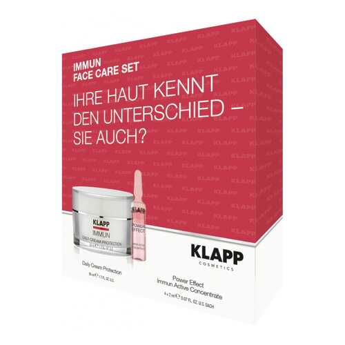 Набор косметики для лица Klapp Immun Face Care Set 2018 в Парфюм-Лидер