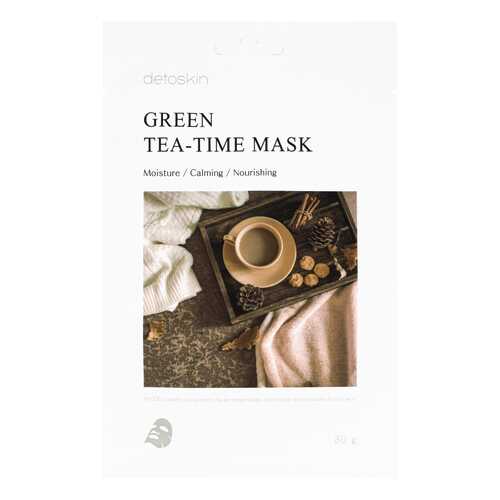 Успокаивающая маска для лица DETOSKIN с экстрактом зеленого чая в Парфюм-Лидер