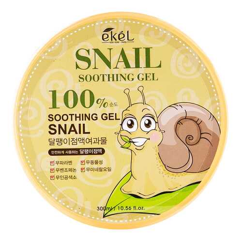 Успокаивающий гель Ekel Soothing Gel Snail с улиточным муцином 300 г в Парфюм-Лидер
