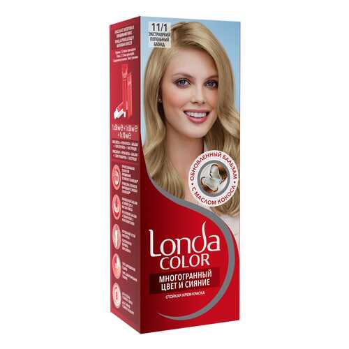 Краска для волос Londa Сolor 11/1 Экстраяркий пепельный блонд 110 мл в Парфюм-Лидер