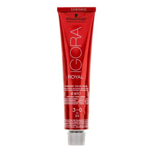 Краска для волос Schwarzkopf Igora Royal 3-68 Темный коричневый шоколадный красный 60 мл в Парфюм-Лидер