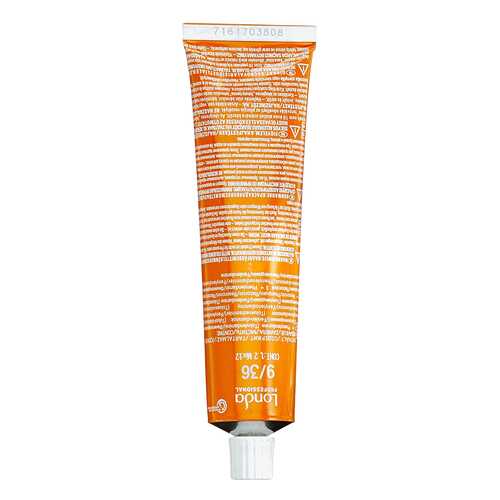 Краска Londa Ammonia Free 9/36 очень светлый блонд золотисто-фиолетовый 60мл в Парфюм-Лидер