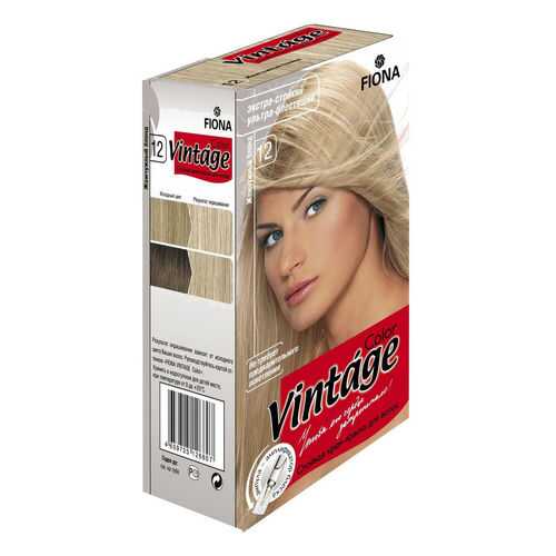 Крем краска FIONA Vintage Color тон 12 жемчужный блонд в Парфюм-Лидер