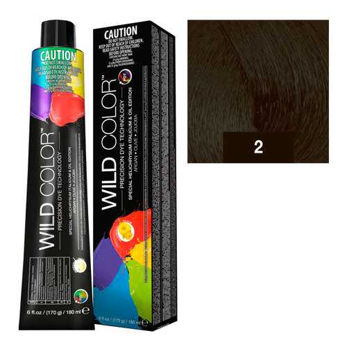 Wildcolor - Стойкая крем-краска Permanent Hair Color 2N/W Очень темно-коричневый 180 мл в Парфюм-Лидер