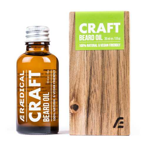 Масло для бороды Raedical CRAFT в футляре из грецкого ореха , 30 мл в Парфюм-Лидер