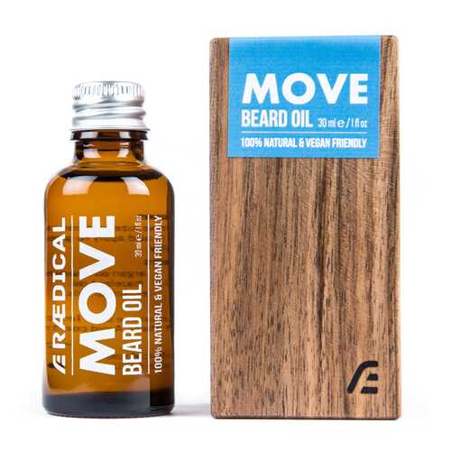 Масло для бороды Raedical MOVE в футляре из грецкого ореха , 30 мл в Парфюм-Лидер