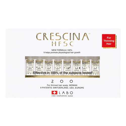 Ампулы для волос Crescina 200 для стимулирования роста волос для женщин №10 в Парфюм-Лидер
