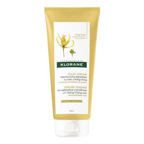 Бальзам Klorane Sun Radiance Rich Restorative Conditioner Иланг Иланг 200 мл в Парфюм-Лидер