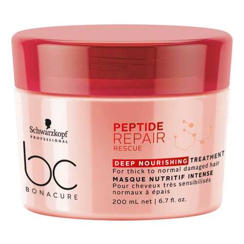 Маска для волос Schwarzkopf BC Bonacure Peptide Repair Rescue питательная 200 мл в Парфюм-Лидер