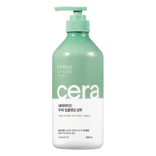 Шампунь Derma & More Cera глубокое очищение 600мл в Парфюм-Лидер