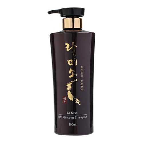 Шампунь La Miso Red Ginseng Shampoo с экстрактом красного женьшеня 500 мл в Парфюм-Лидер