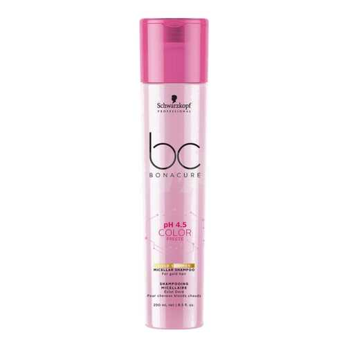 Шампунь Schwarzkopf BC Bonacure pH 4,5 Color Freeze с золотистым оттенком 250 мл в Парфюм-Лидер
